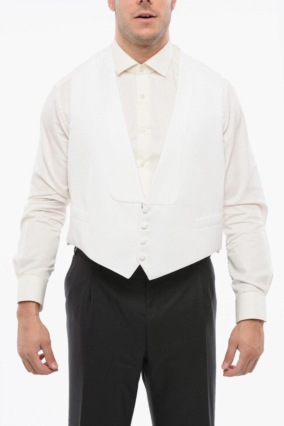 ͥꥢ CORNELIANI ȥ ٥  ۥ磻 Waistcoats 79C890 0088085 028  ̵ ...