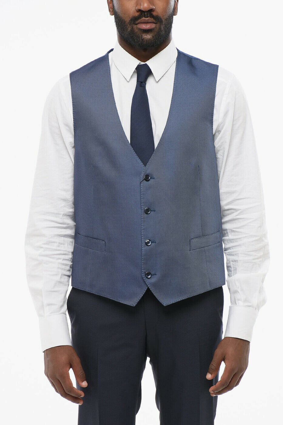 ͥꥢ CORNELIANI ȥ ٥  ֥롼 Waistcoats 89C061 2117167 002  ̵ å...