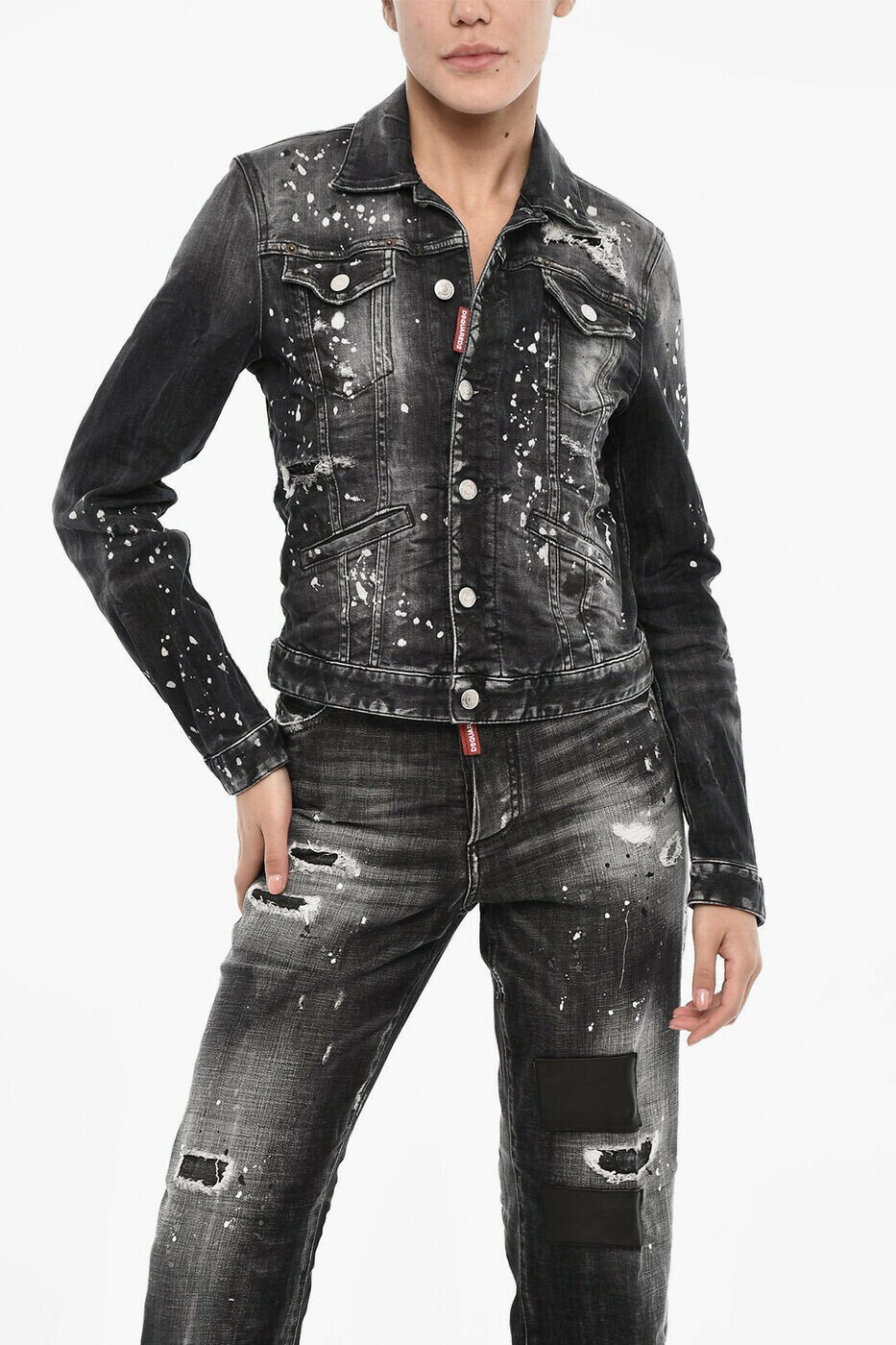 ǥ DSQUARED2 ܥС㥱å 㥱å ǥ 졼 Bomber jackets S75AM1010 S30503 90...