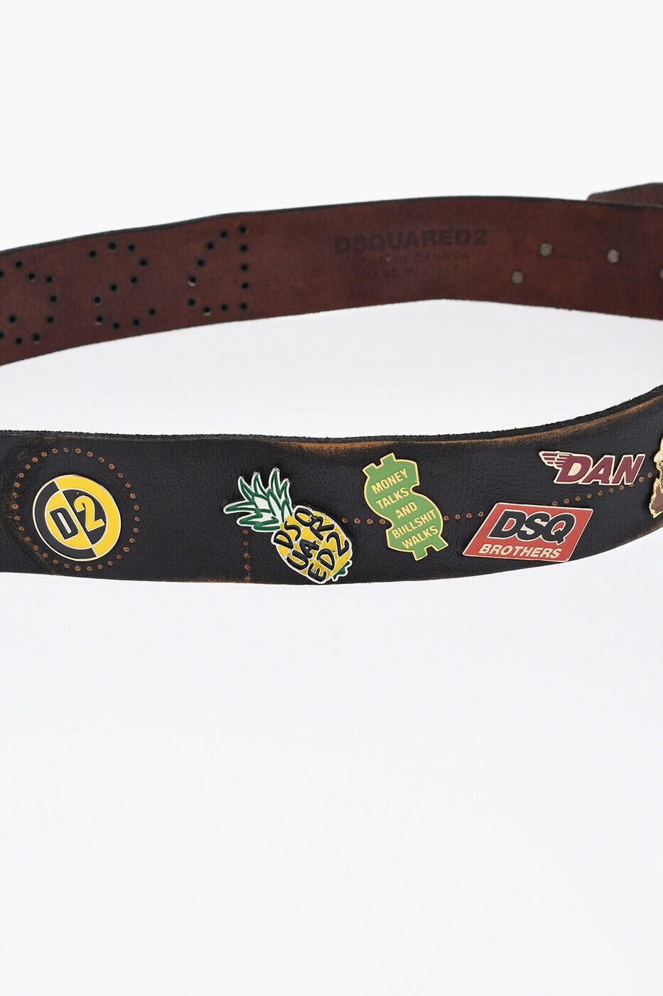 �ǥ��������������� DSQUARED2 �ե��å����ʪ ��� �֥�å� Canvas belts BEM0544 01502402 M1601 ���� ����̵�� ��åԥ�̵�� dk