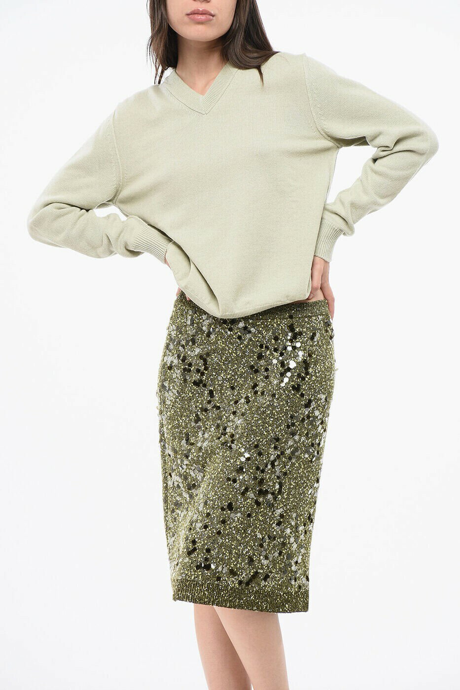 �᥾�� �ޥ른���� MAISON MARGIELA �������� �˥åȥ����� ��ǥ����� ���꡼�� Knitwear SI0HA0001 S17809 709 ��...