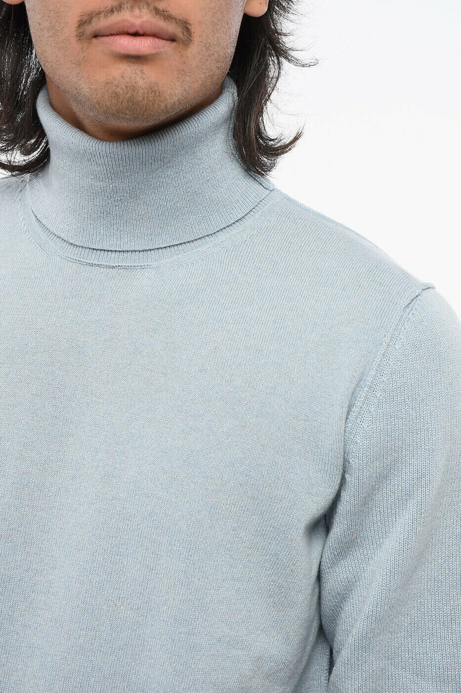 �᥾�� �ޥ른���� MAISON MARGIELA ���롼�ͥå������ѡ� �˥åȥ����� ��� �֥롼 Crew neck jumpers SI1HA0010 S17783 488 ���� ����̵�� ��åԥ�̵�� 2026SS dk