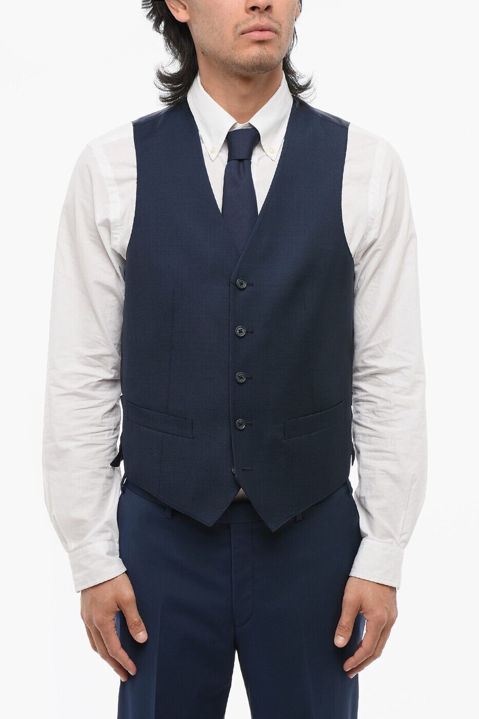 ͥꥢ CORNELIANI ȥ ٥  ֥롼 Waistcoats 25CZ70 2567386 002  ̵ å...