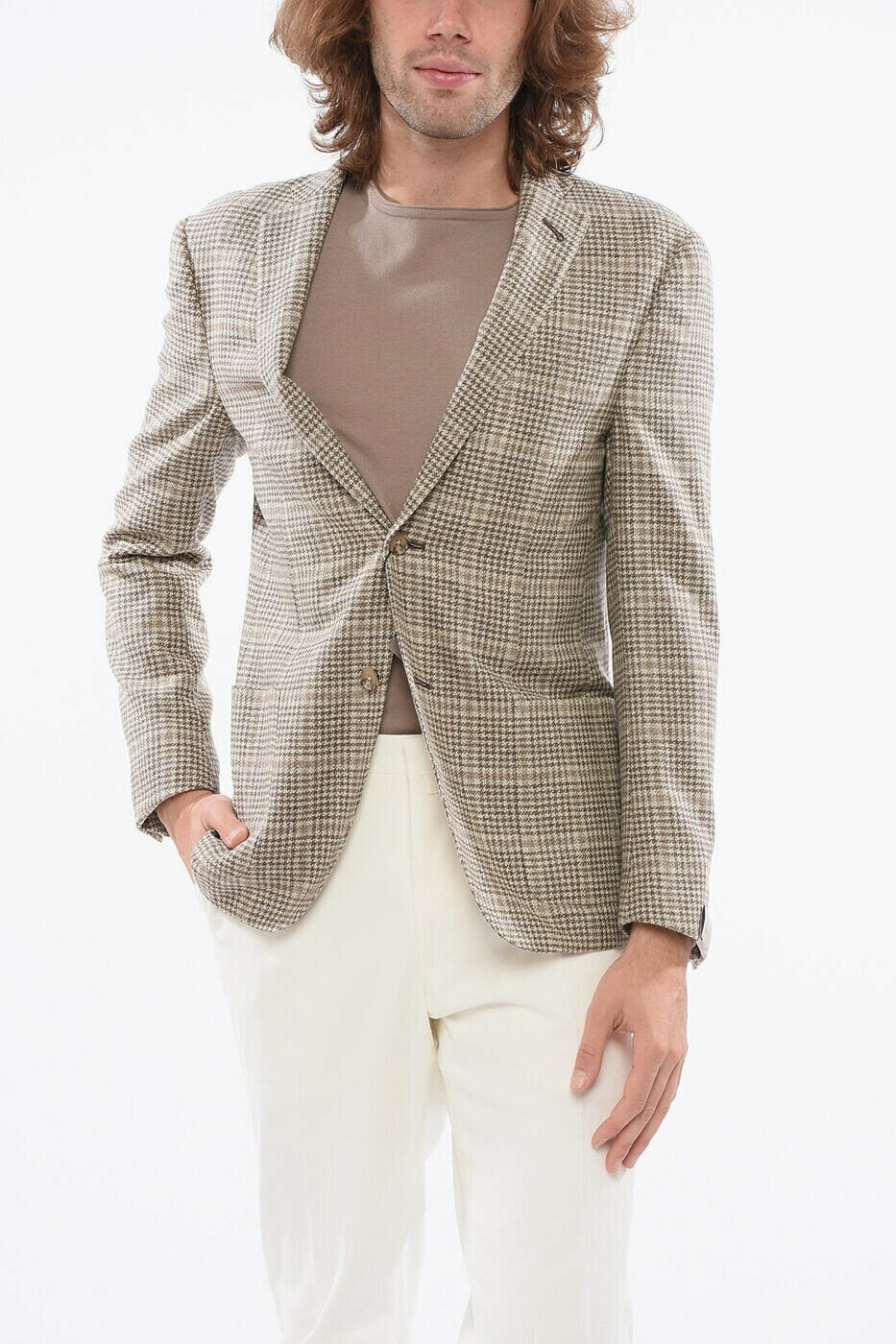 コルネリアーニ CORNELIANI ボンバージャケット ジャケット メンズ ベージュ Bomber jackets 926Y72 38..