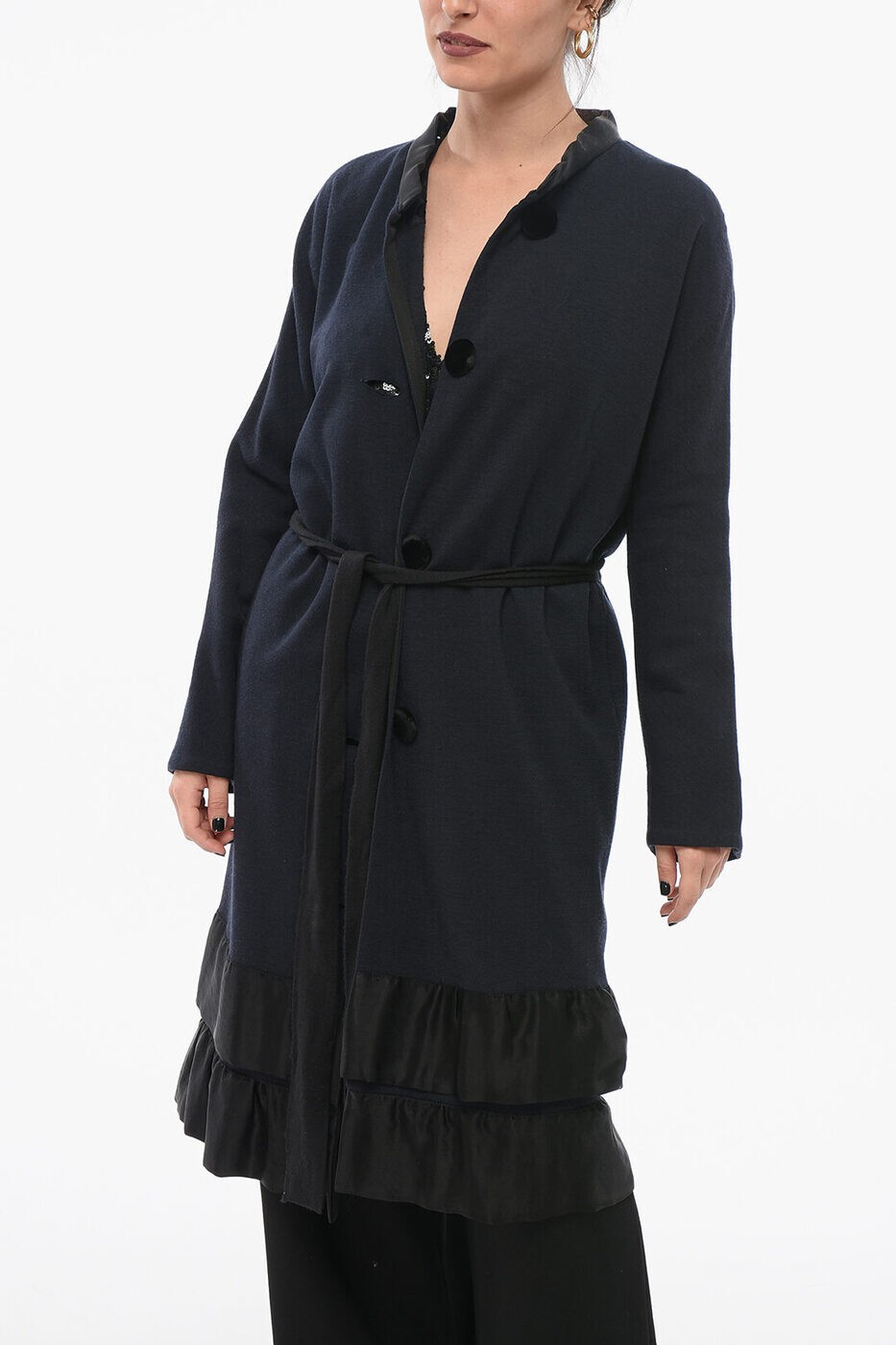 Х LANVIN ȥ  ǥ ֥롼 Coats and trench coats BALZEBLEU  ̵ åԥ...