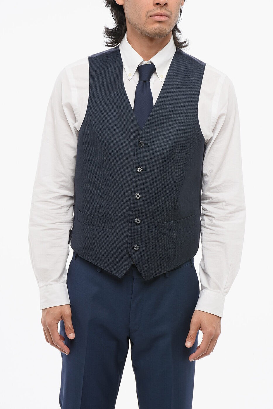 ͥꥢ CORNELIANI ȥ ٥  ֥롼 Waistcoats 25CZ70 2567386 005  ̵ å...