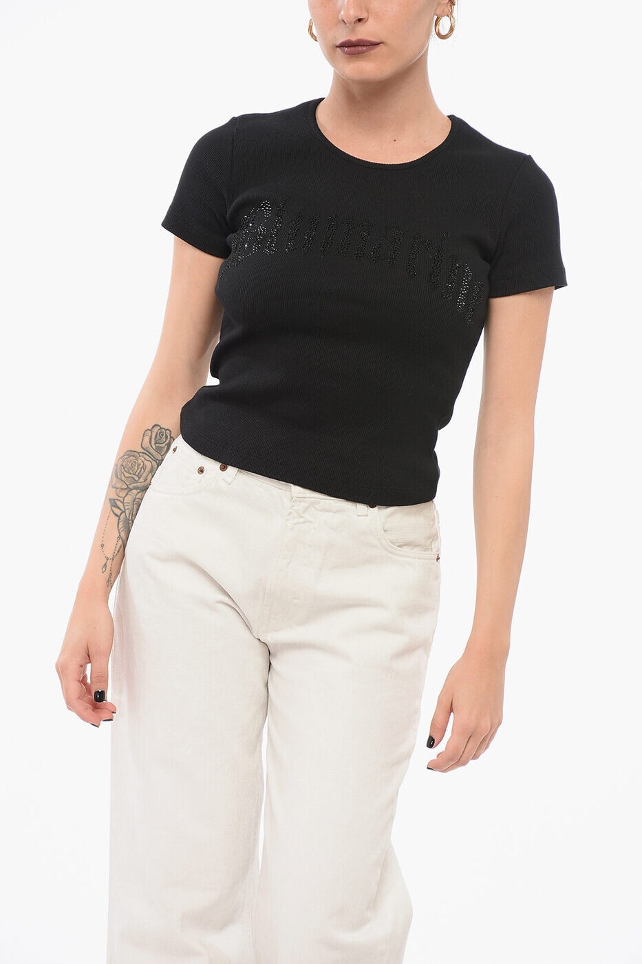 ブルマリン BLUMARINE ポロシャツ Tシャツ レディース ブラック T-shirts and polo shirts P422T048AN0990 関税 送料無料 ラッピング無料 2026SS dk