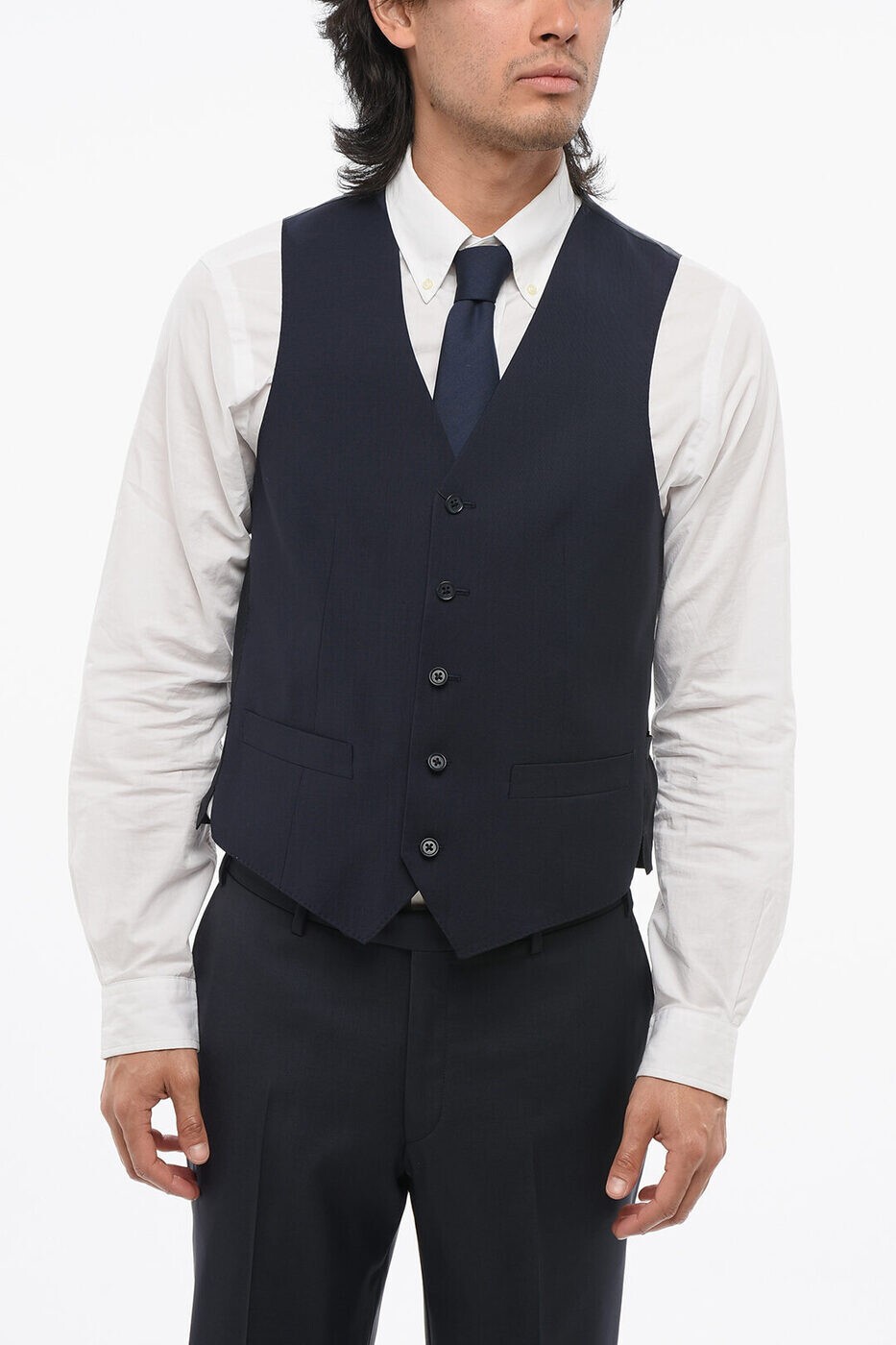 ͥꥢ CORNELIANI ȥ ٥  ֥롼 Waistcoats 25CZ70 2568325 002  ̵ å...