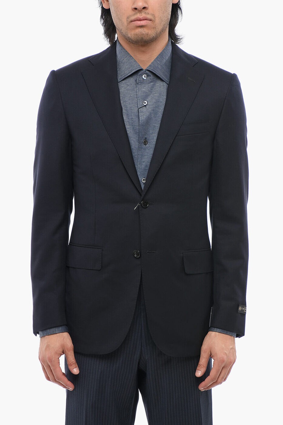 ͥꥢ CORNELIANI ܥС㥱å 㥱å  ֥롼 Bomber jackets 787268 6818060 001 BLA...