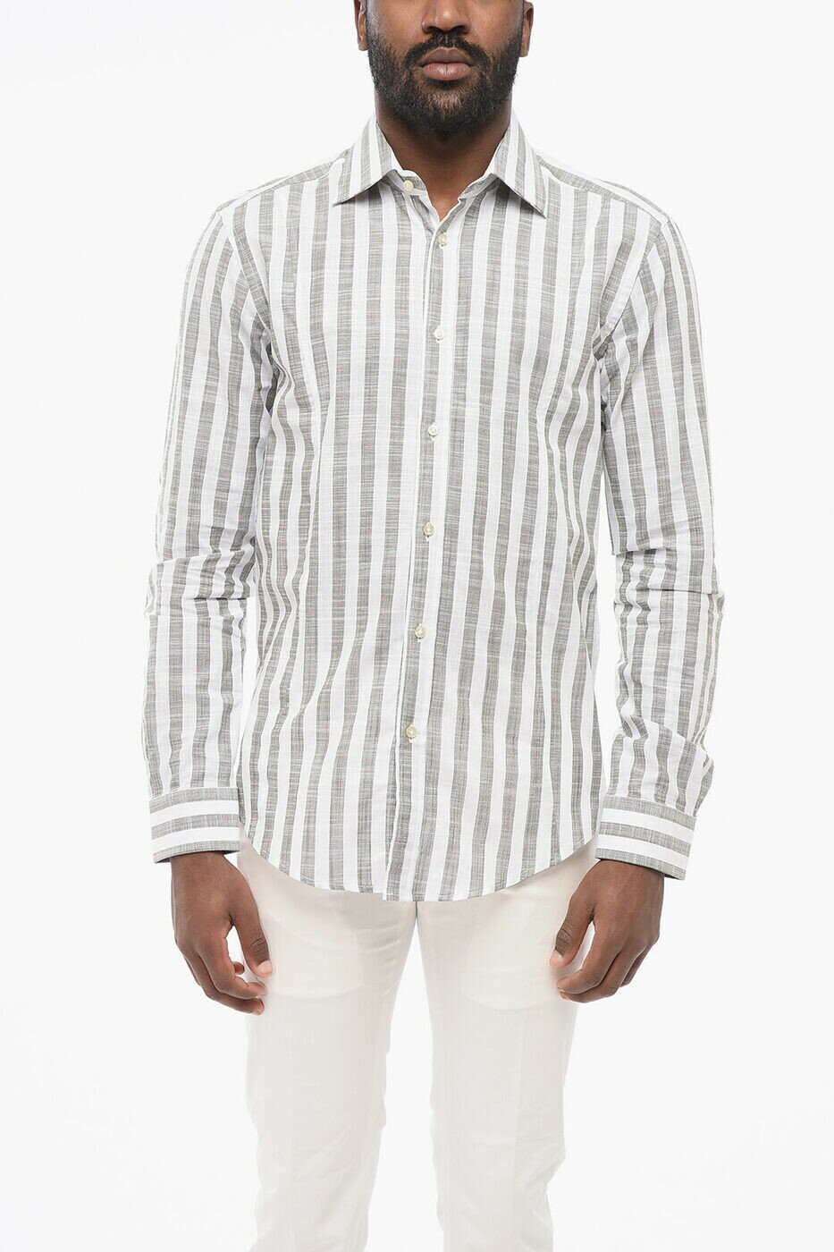 楽天BRANDSHOP・クラージュ楽天市場店ブライアンデールス BRIAN DALES シャツ メンズ グレー Casual shirts BD141ST8071003 関税 送料無料 ラッピング無料 2025SS dk