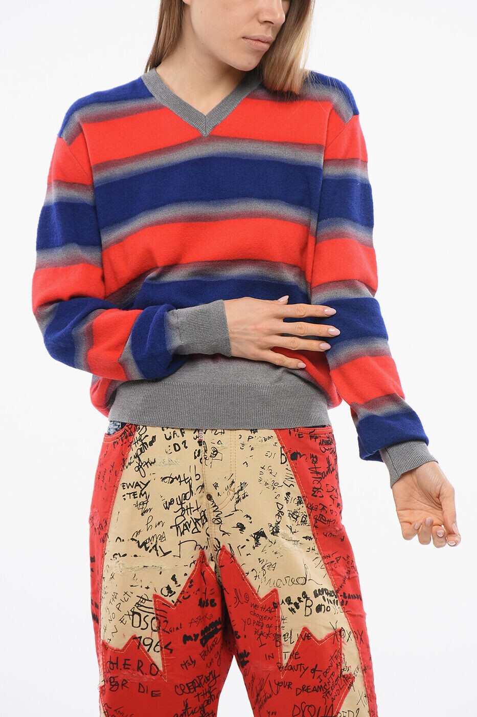 �ǥ��������������� DSQUARED2 �������� �˥åȥ����� ��ǥ����� �ޥ�����顼 Knitwear S75HA1090 S17884 961 ���� ����...