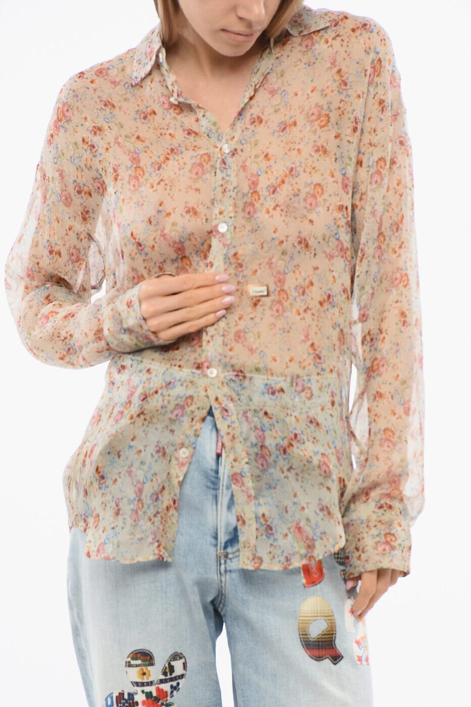 �ǥ��������������� DSQUARED2 ����� ��ǥ����� �ԥ� Casual shirts S72DL0697 S54563 001S ���� ����̵�� ���...