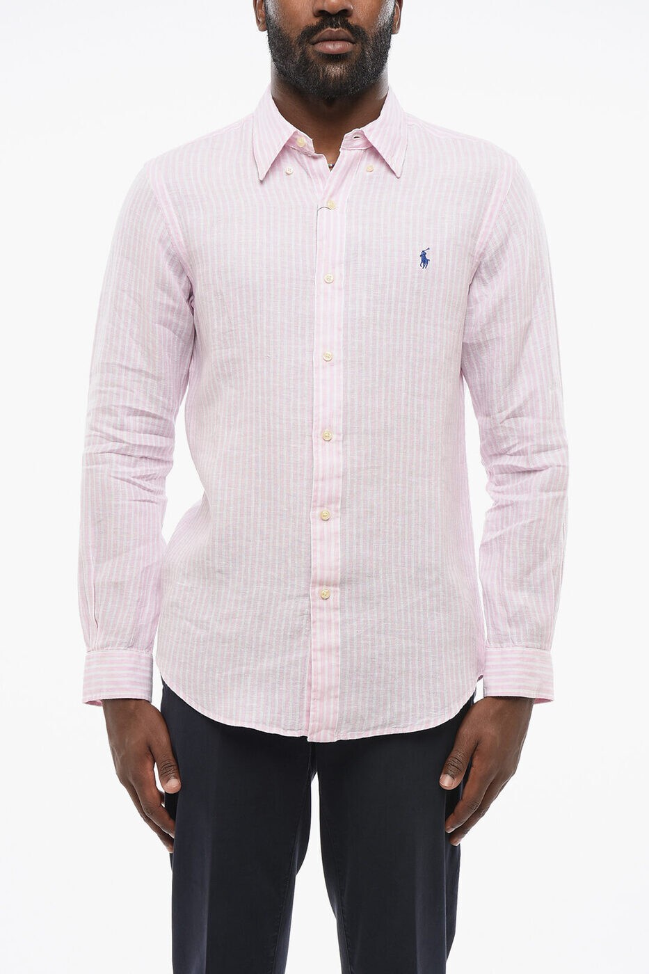 楽天BRANDSHOP・クラージュ楽天市場店ポロ ラルフ ローレン POLO RALPH LAUREN シャツ メンズ ピンク Casual shirts 710873446002 関税 送料無料 ラッピング無料 2025SS dk