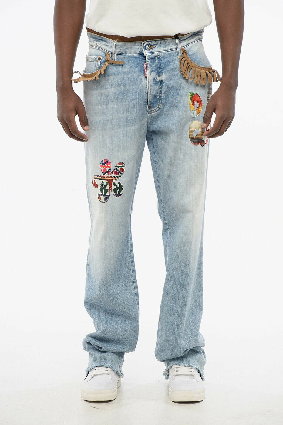 �ǥ��������������� DSQUARED2 �쥮��顼�ե��åȥ����� �ǥ˥� ��� �֥롼 Regular fit jeans S74LB1200 S30663...