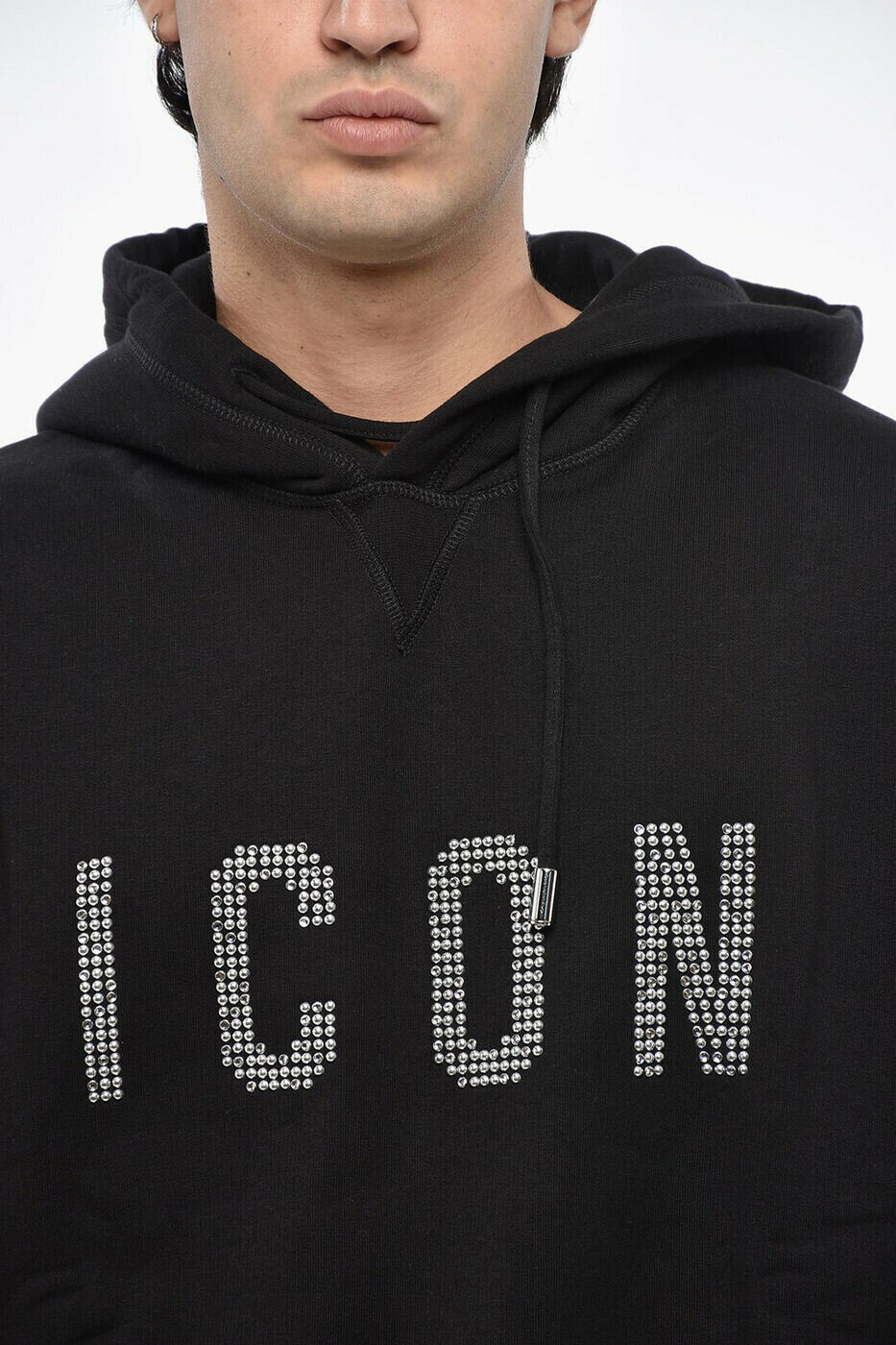 �ǥ��������������� DSQUARED2 ���롼�ͥå��������åȥ���� �ȥ졼�ʡ� ��� �֥�å� Crew neck sweatshirts S79GU0106S25516900 ���� ����̵�� ��åԥ�̵�� 2026SS dk