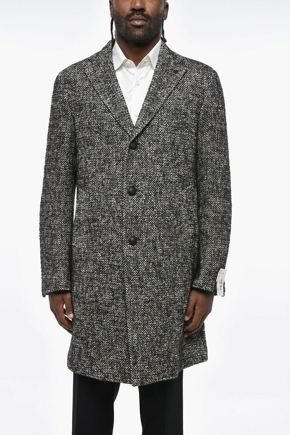 タリアトーレ TAGLIATORE トレンチ コート メンズ ブラック Coats and Trench CSBM13XTRAM50008 2111 関税 送料無料 ラッピング無料 2025AW dk