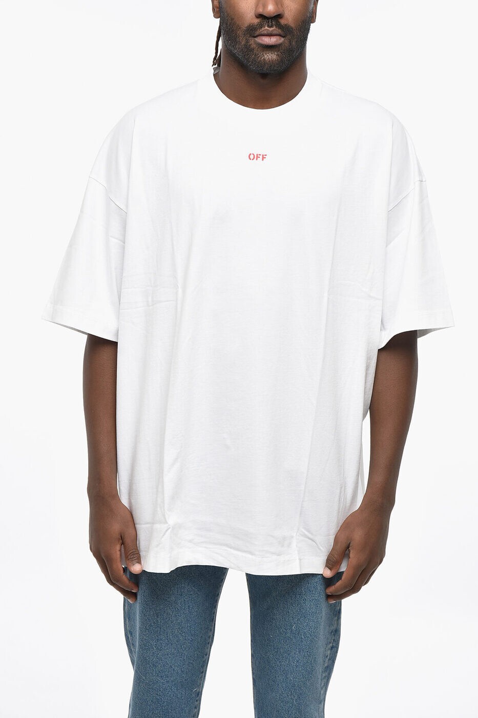 オフホワイト OFF WHITE Tシャツ メンズ ホワイト T-shirts OMAA161F24JER0060125 関税 送料無料 ラッピング無料 2025SS dk