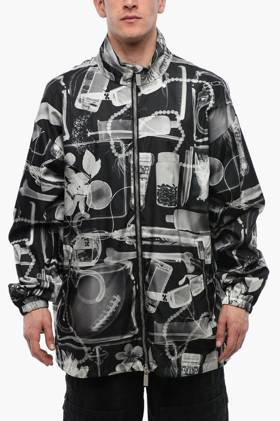 եۥ磻 OFF WHITE ܥС㥱å 㥱å  ֥å Bomber jackets OMEB048S24FAB0011400 ...