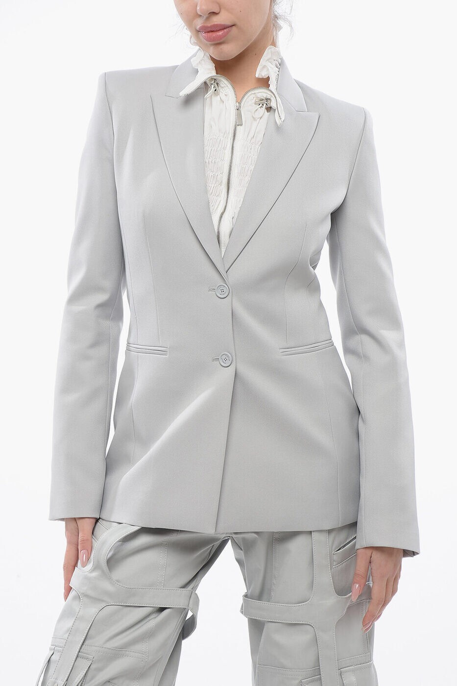 եۥ磻 OFF WHITE ܥС㥱å 㥱å ǥ 졼 Bomber jackets OWEF061S24FAB0014040 ...