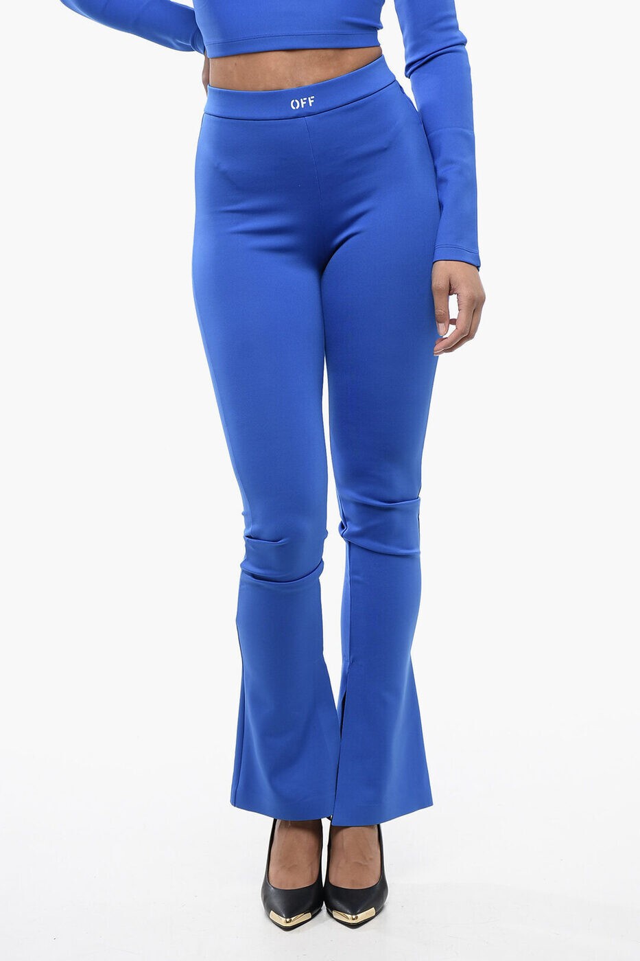 եۥ磻 OFF WHITE 쥮 ǥ ֥롼 Leggings OWCD023S24JER0014601  ̵ åԥ̵ 20...