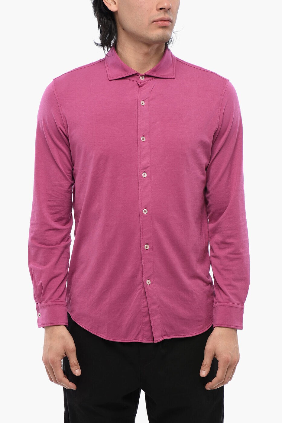 楽天BRANDSHOP・クラージュ楽天市場店アルテア ALTEA シャツ メンズ ピンク Casual shirts 2354240 76/R 関税 送料無料 ラッピング無料 2025SS dk