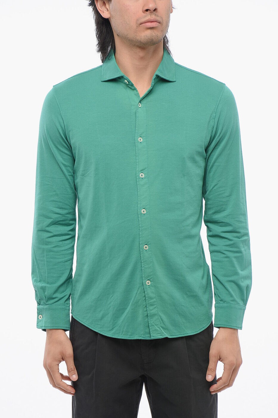 楽天BRANDSHOP・クラージュ楽天市場店アルテア ALTEA シャツ メンズ グリーン Casual shirts 2354240 41/R 関税 送料無料 ラッピング無料 2025SS dk