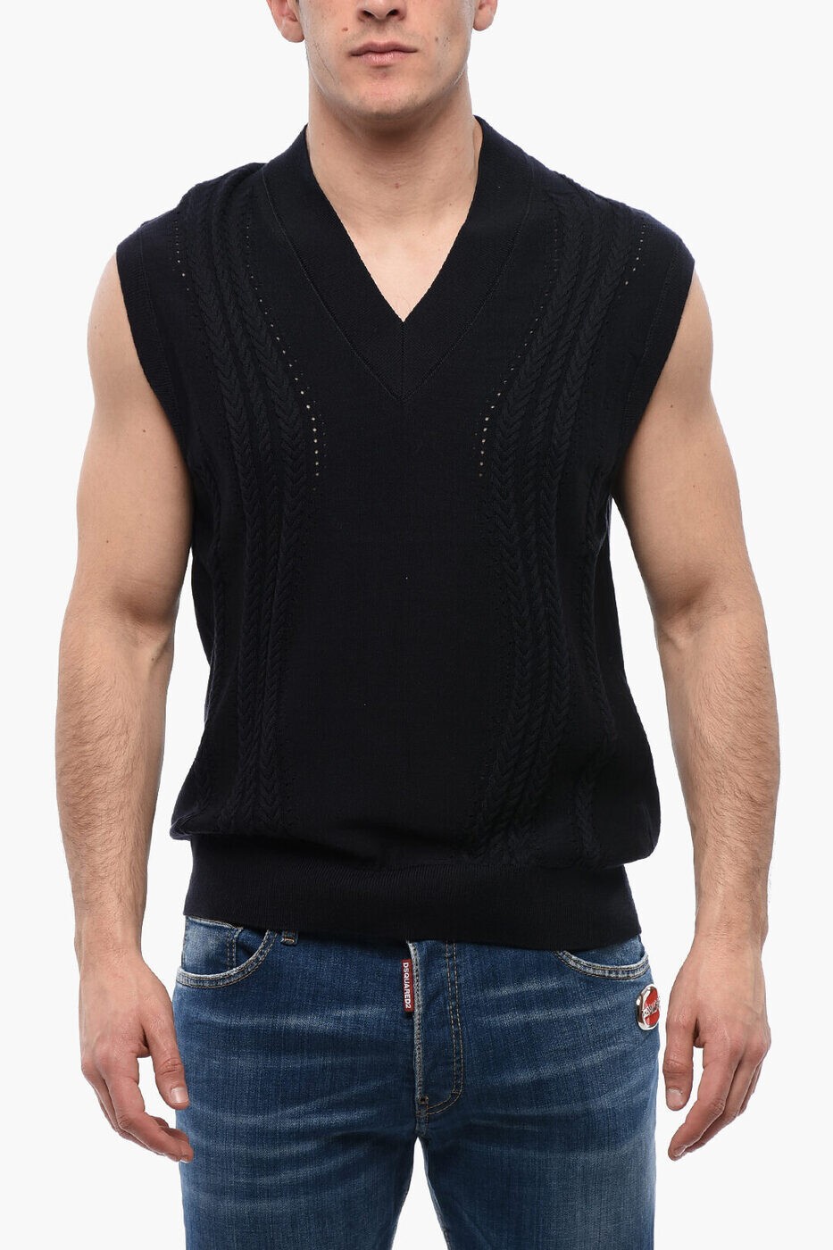 ɥ VIKTOR&ROLF ȥ ٥  ֥롼 Waistcoats MK065 31 17323  ̵ ...