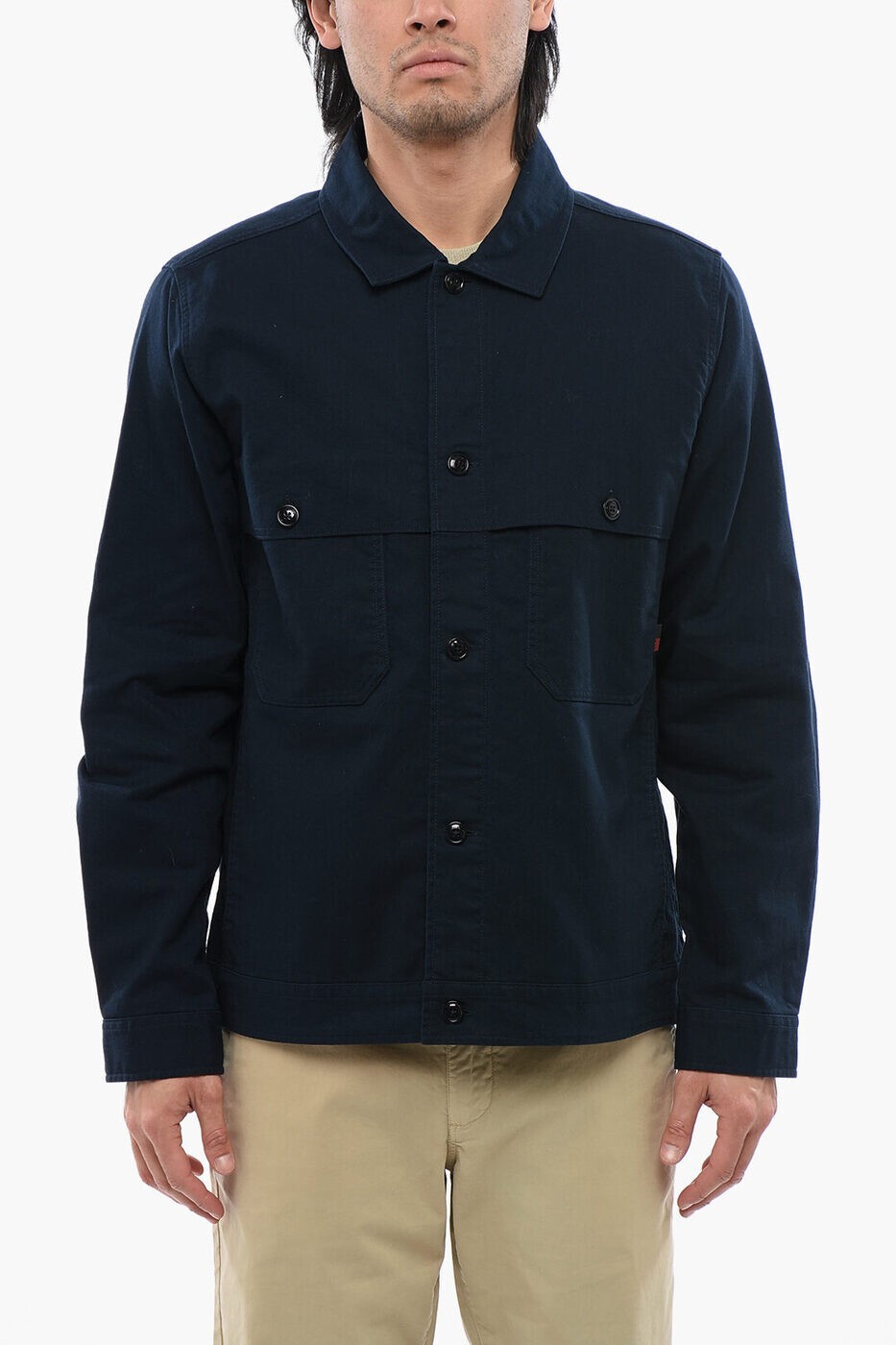 楽天BRANDSHOP・クラージュ楽天市場店ウールリッチ WOOLRICH シャツ メンズ ブルー Casual shirts CFWOOS0023MRUT2183 3827 関税 送料無料 ラッピング無料 2025SS dk