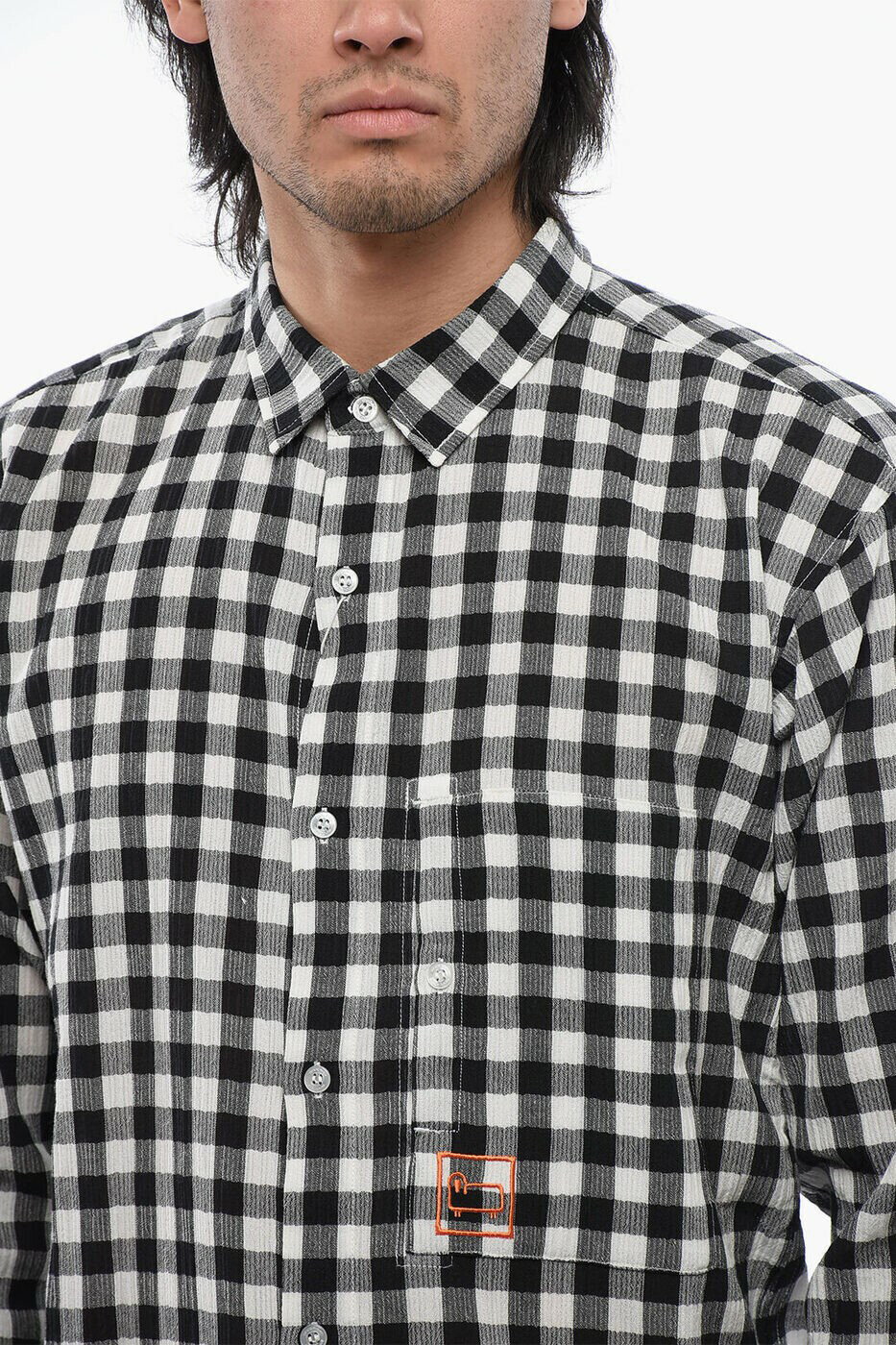 �������å� WOOLRICH ����� ��� �֥�å� Casual shirts CFWJSI0008MRUT2428 WBC ���� ����̵�� ��åԥ�̵�� 2026SS dk