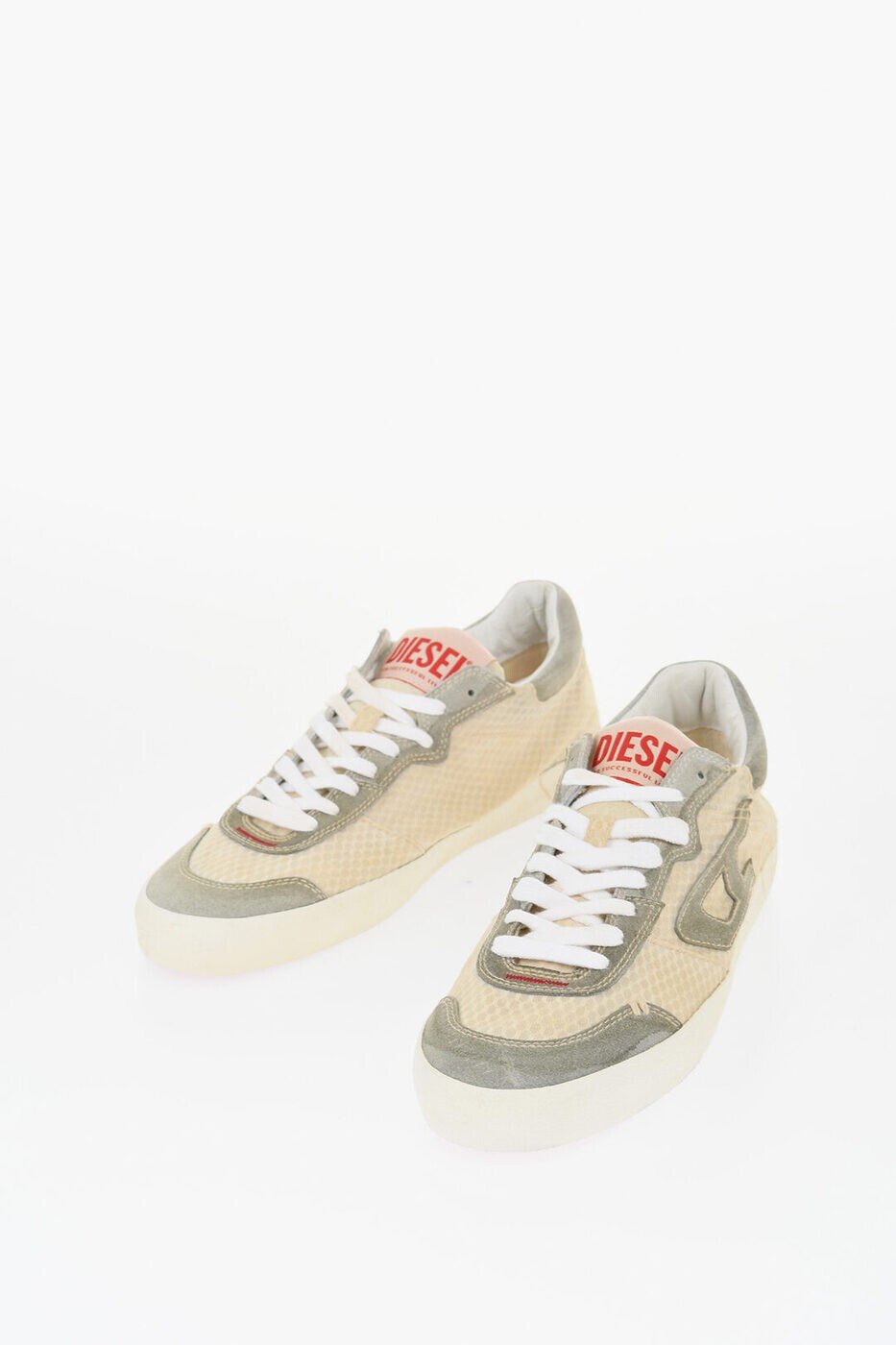 ディーゼル DIESEL フラットスニーカー スニーカー メンズ ベージュ Flat sneakers Y03336 PS326 T1012 関税 送料無料 ラッピング無料 2025SS dk