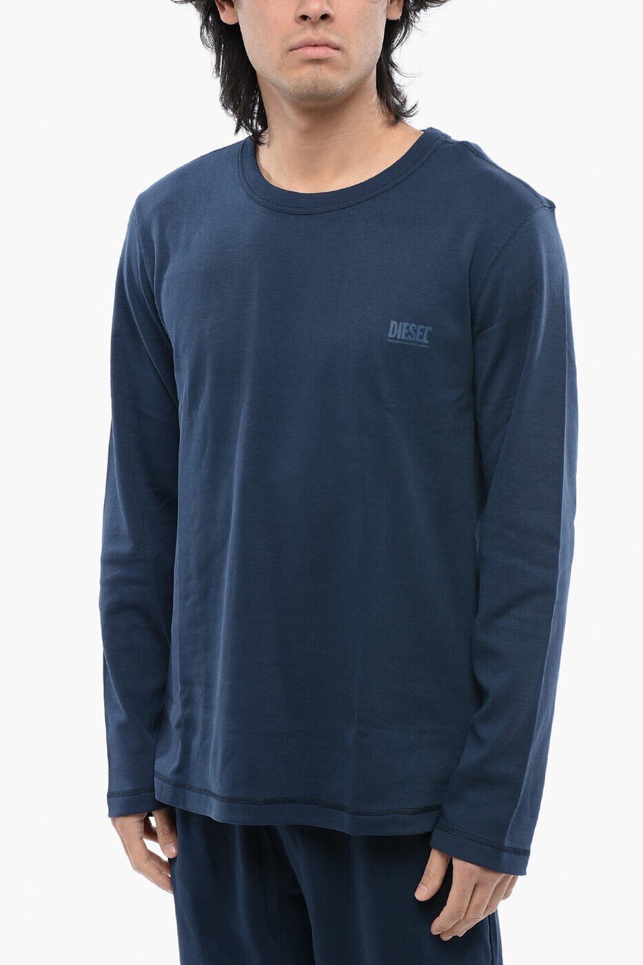 �ǥ������� DIESEL �ѥ���� ���åȥ��å� ��� �֥롼 Nightwear A11576 0THAU 89D ���� ����̵�� ��åԥ�̵�� 2026SS dk