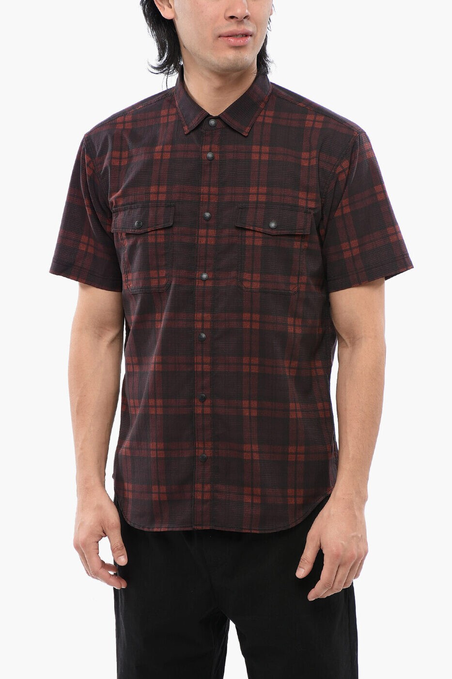 楽天BRANDSHOP・クラージュ楽天市場店ウールリッチ WOOLRICH シャツ メンズ レッド Casual shirts CFWJSI0023MRUT2755 R2 関税 送料無料 ラッピング無料 2025SS dk