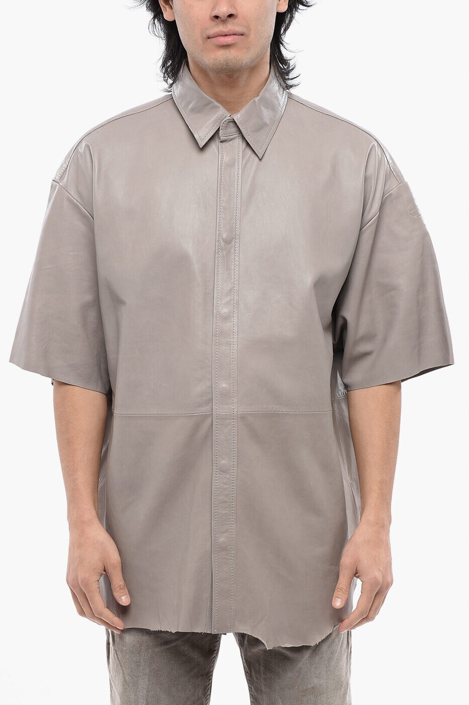 ディーゼル DIESEL シャツ メンズ グレー Casual shirts A13099 0CLAQ 9BX 関税 送料無料 ラッピング無..