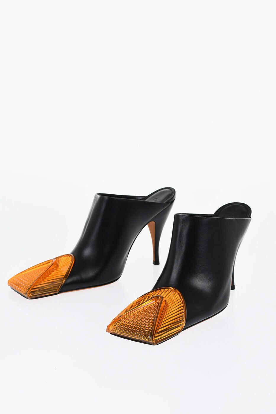 ���եۥ磻�� OFF WHITE �ϥ��ҡ��� �ѥ�ץ� ��ǥ����� �֥�å� High heels OWIJ038F23 LEA001 1020 ���� ����̵��...