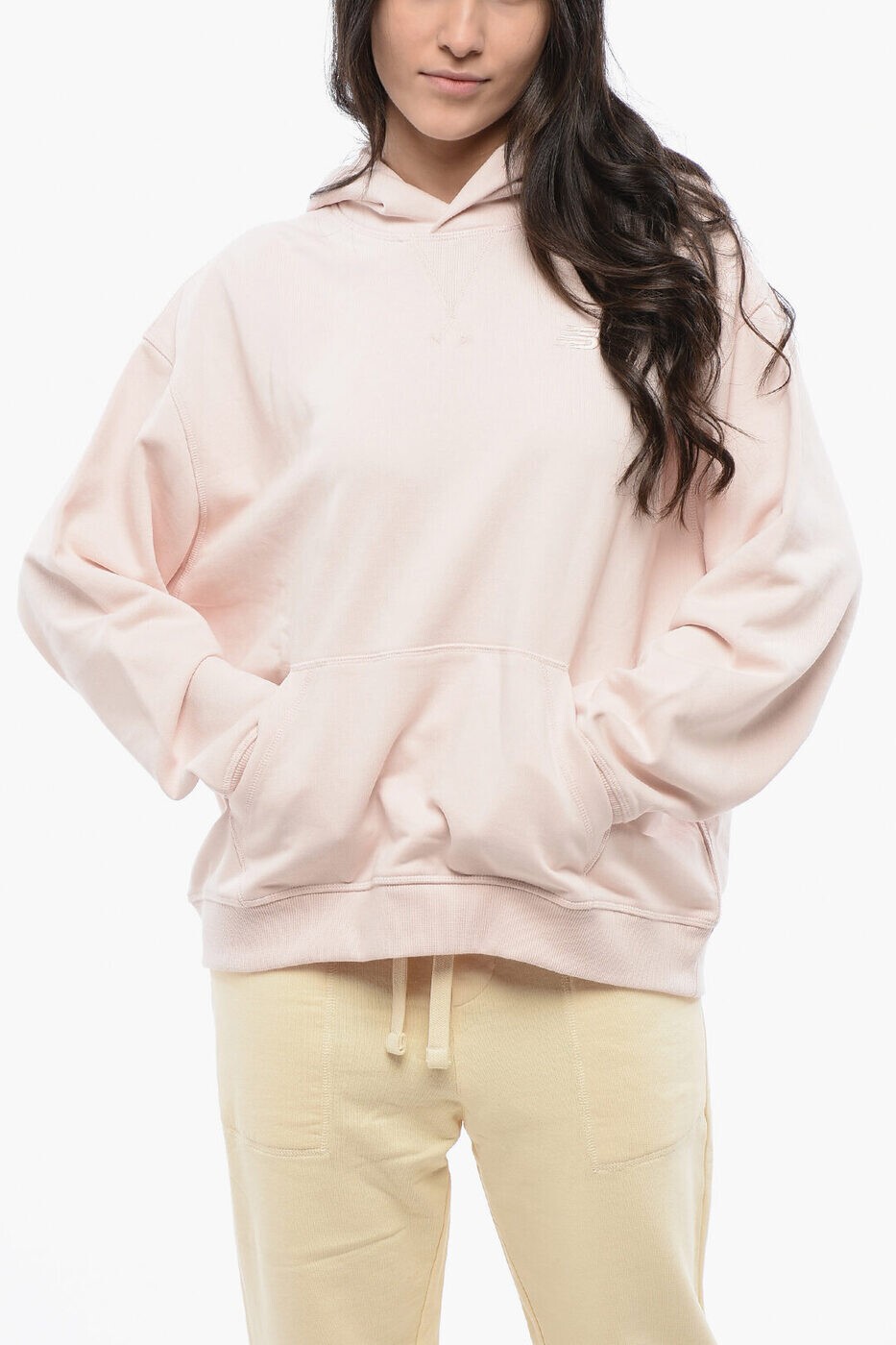 ニューバランス NEW BALANCE クルーネックスウェットシャツ トレーナー レディース ピンク Crew neck s..