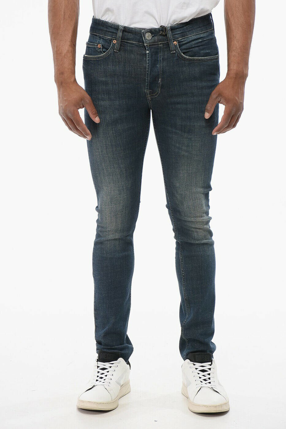 オールセインツ ALLSAINTS ズボン パンツ メンズ Trousers CIGARETTE ME022P INDIGO 関税 送料無料 ラッピング無料 2025SS dk