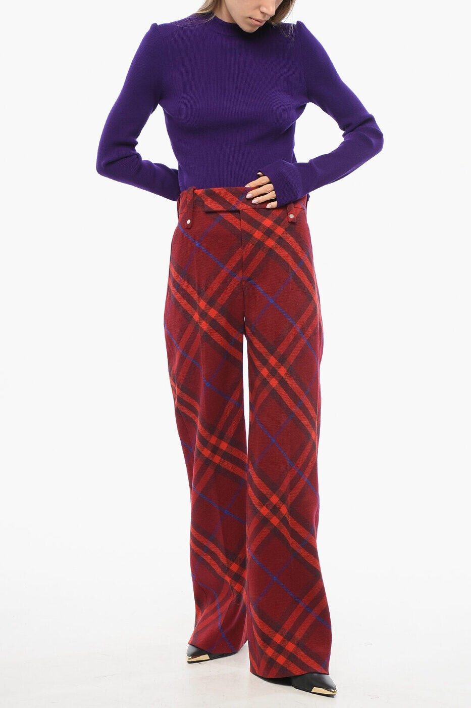 �С��Х꡼ BURBERRY �ѥ�� ��ǥ����� ��å� Cargo trousers 8077306 A6289 CRIMSON IP CHK ���� ����̵�� ��åԥ�̵�� 2026SS dk