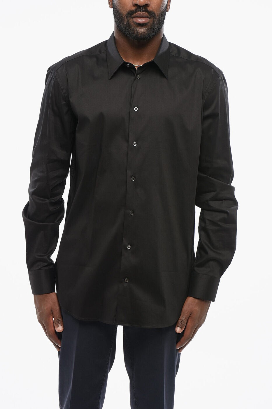 楽天BRANDSHOP・クラージュ楽天市場店エンポリオ アルマーニ EMPORIO ARMANI シャツ メンズ ブラック Casual shirts E31CS5 01BC0 999 関税 送料無料 ラッピング無料 2025SS dk