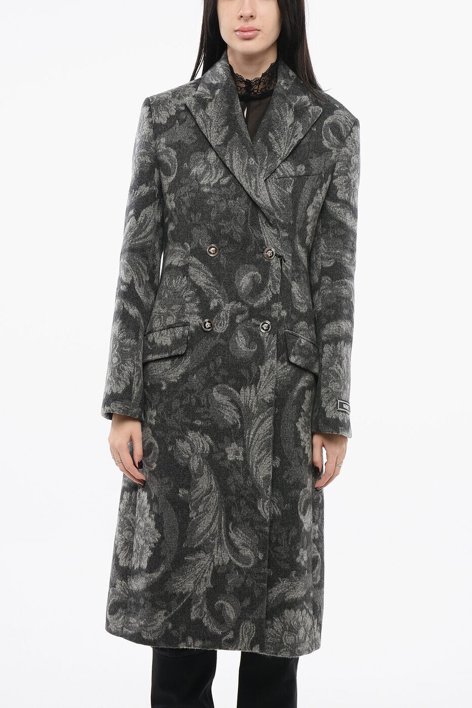 륵 VERSACE ȥ  ǥ 졼 Coats and trench coats 1013530 1A10074 1E51...