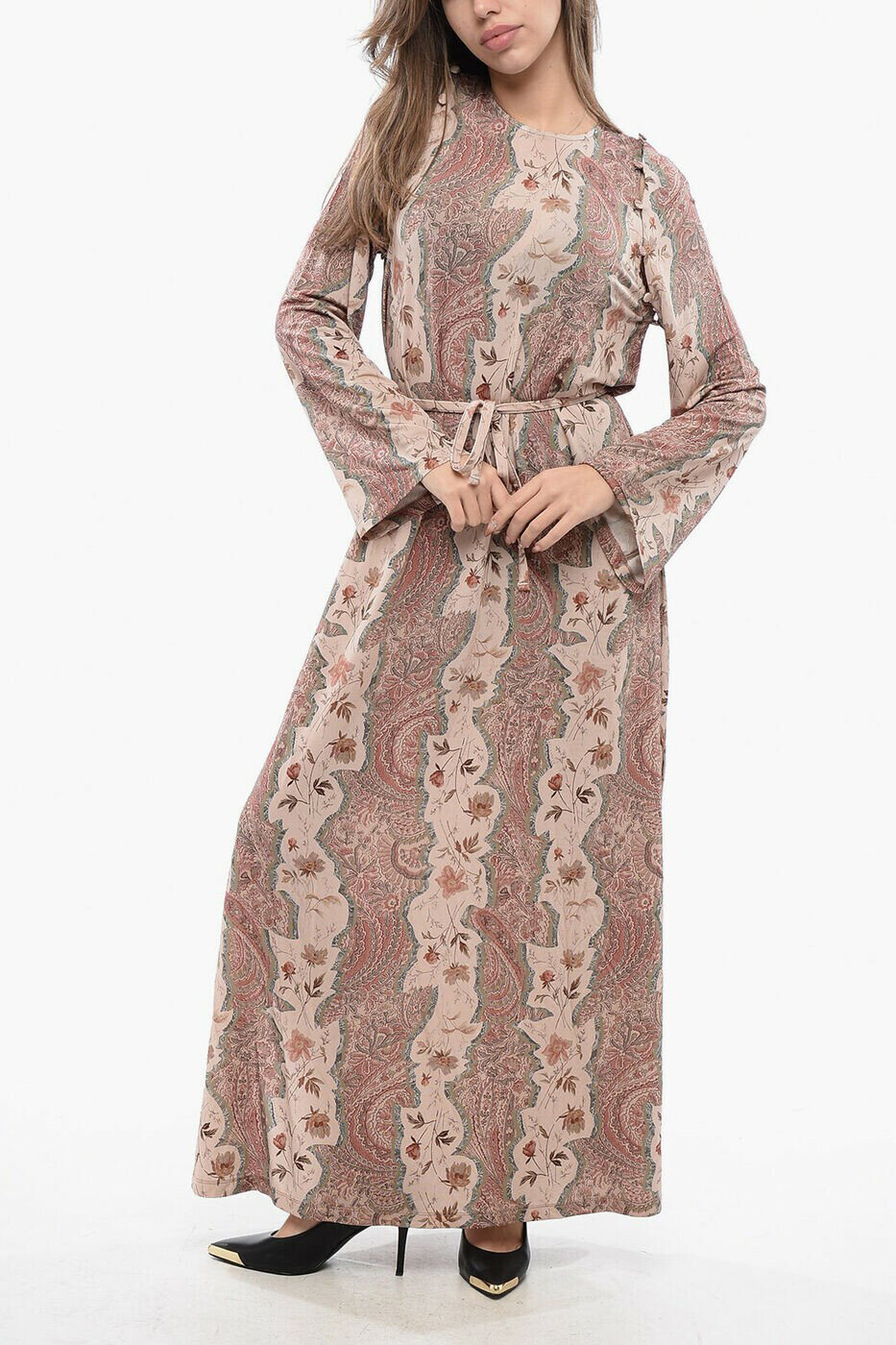 楽天BRANDSHOP・クラージュ楽天市場店オールセインツ ALLSAINTS ロングドレス ドレス レディース ピンク Long dresses SUSANNAH WD503Z CLAY PINK 関税 送料無料 ラッピング無料 2025SS dk