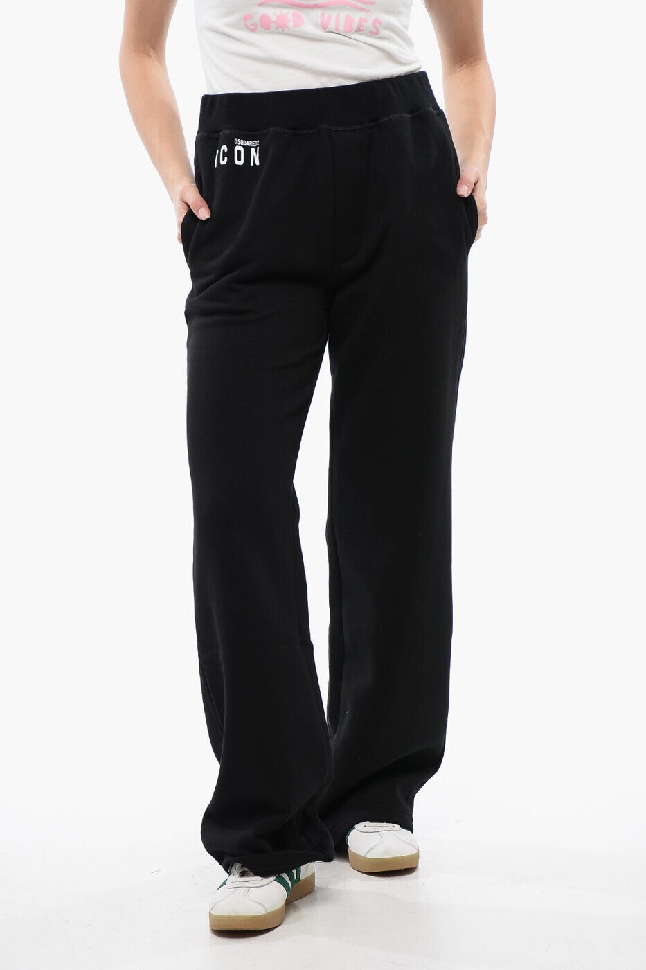 ディースクエアード DSQUARED2 パンツ レディース ブラック Cargo trousers S80KA0035 S25516 965 関税..