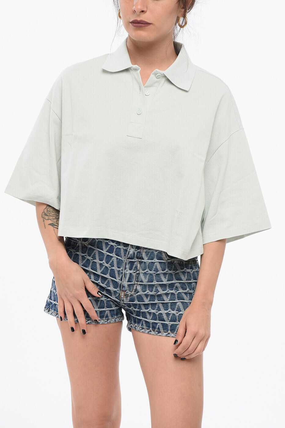 BRANDSHOP顼ŷԾŹ㤨֥ܥåƥ ͥ BOTTEGA VENETA ݥ ǥ ֥롼 Polo 777596 V01G0 4680  ̵ åԥ̵ 2025SS dkפβǤʤ166,400ߤˤʤޤ