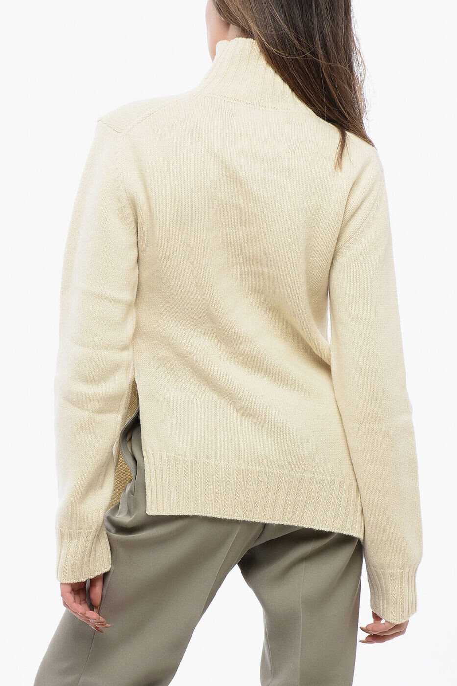 ���륵����� JIL SANDER ���롼�ͥå������ѡ� �˥åȥ����� ��ǥ����� �ۥ磻�� Crew neck jumpers J02GP0139 J14513 277 ���� ����̵�� ��åԥ�̵�� 2026SS dk