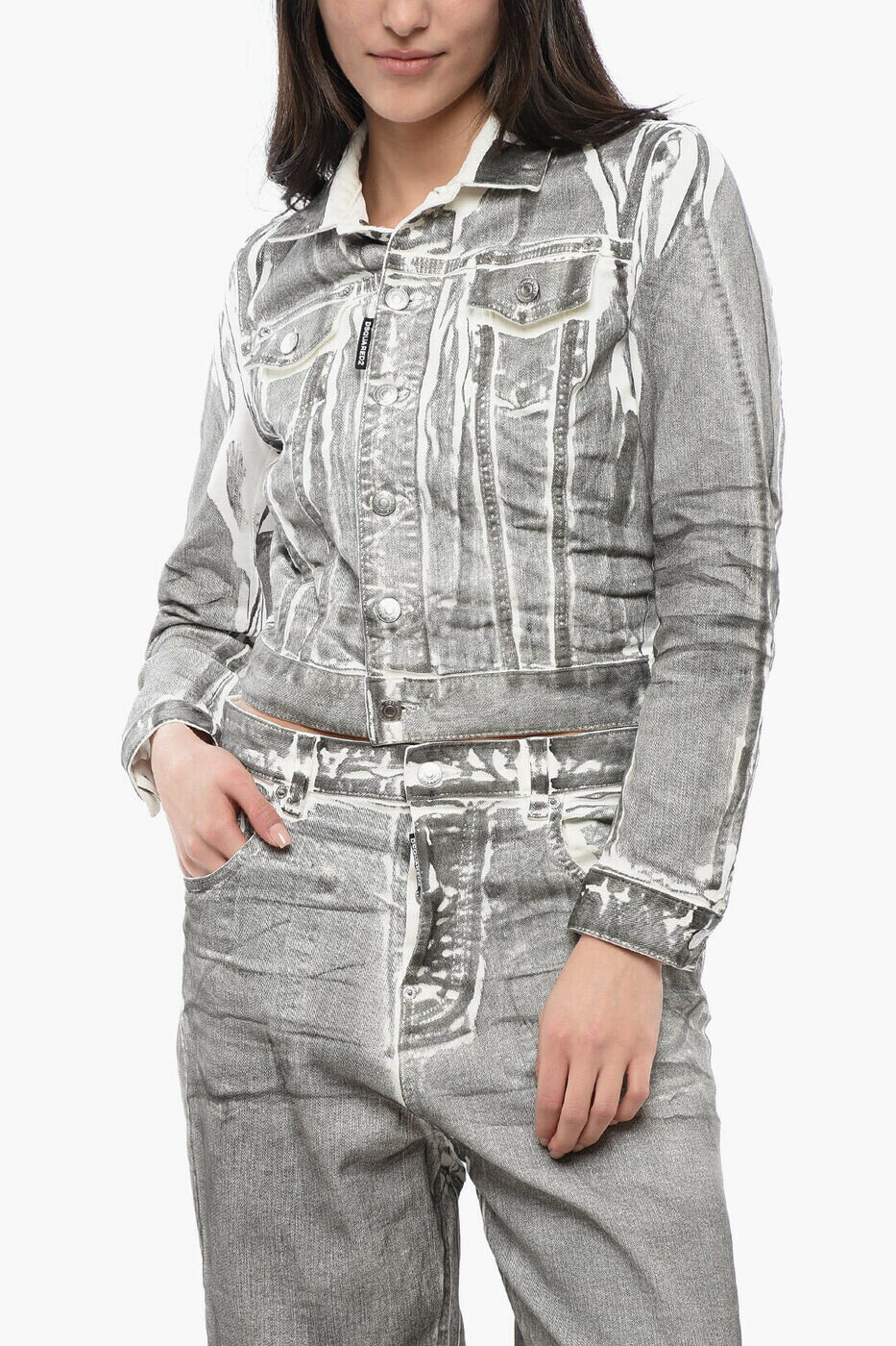 ǥ DSQUARED2 ܥС㥱å 㥱å ǥ 졼 Bomber jackets S80AM0037 S30733 96...