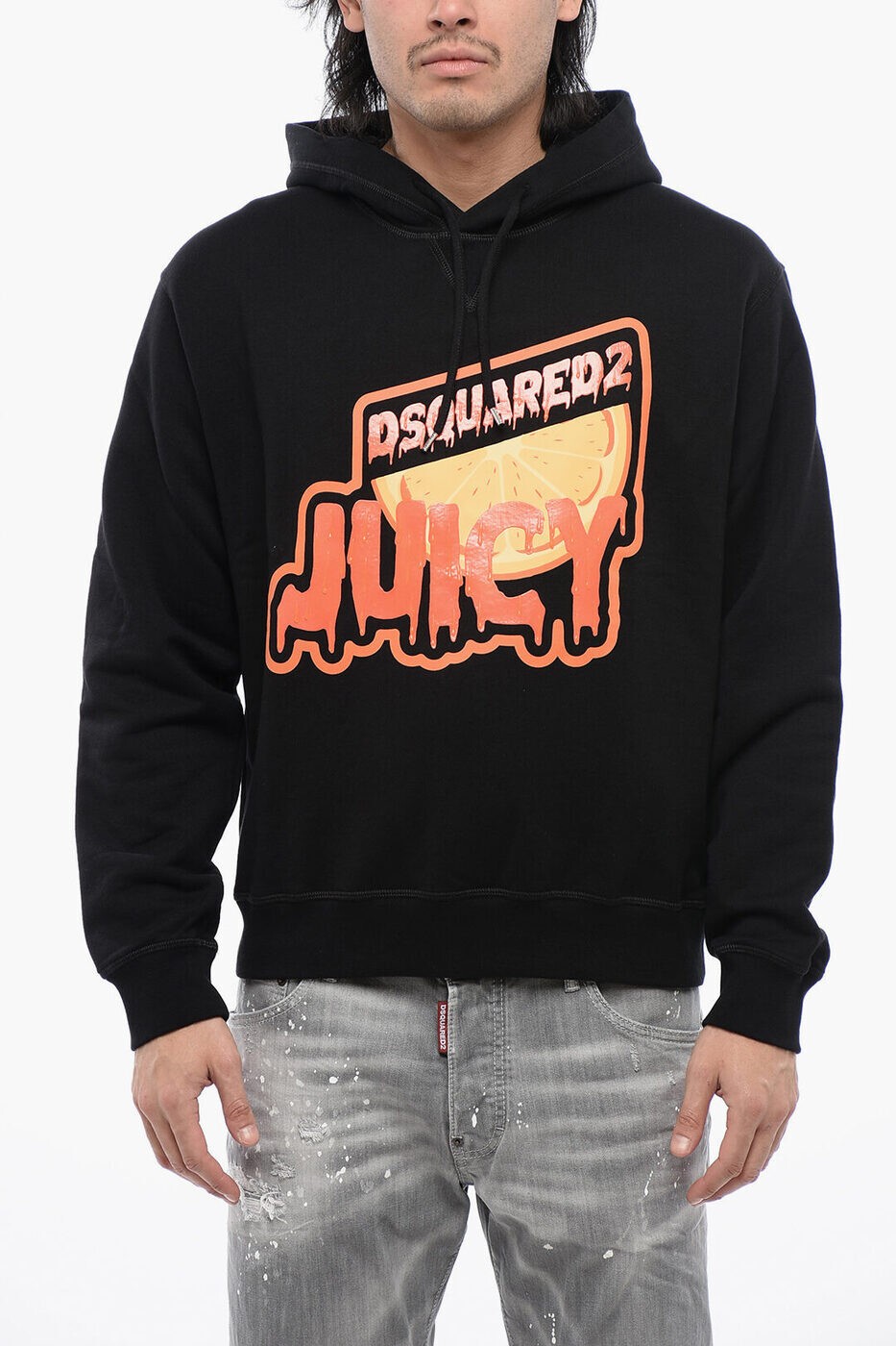 ディースクエアード DSQUARED2 クルーネックスウェットシャツ トレーナー メンズ ブラック Crew neck sweatshirts S74GU0779 S25551 900 関税 送料無料 ラッピング無料 2026SS dk