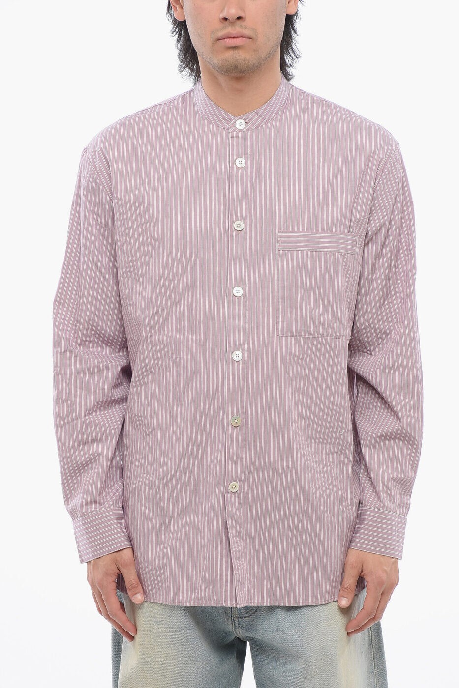 楽天BRANDSHOP・クラージュ楽天市場店ビルケンシュトック BIRKENSTOCK シャツ メンズ パープル Casual shirts SWT 0 MAS 関税 送料無料 ラッピング無料 2025SS dk