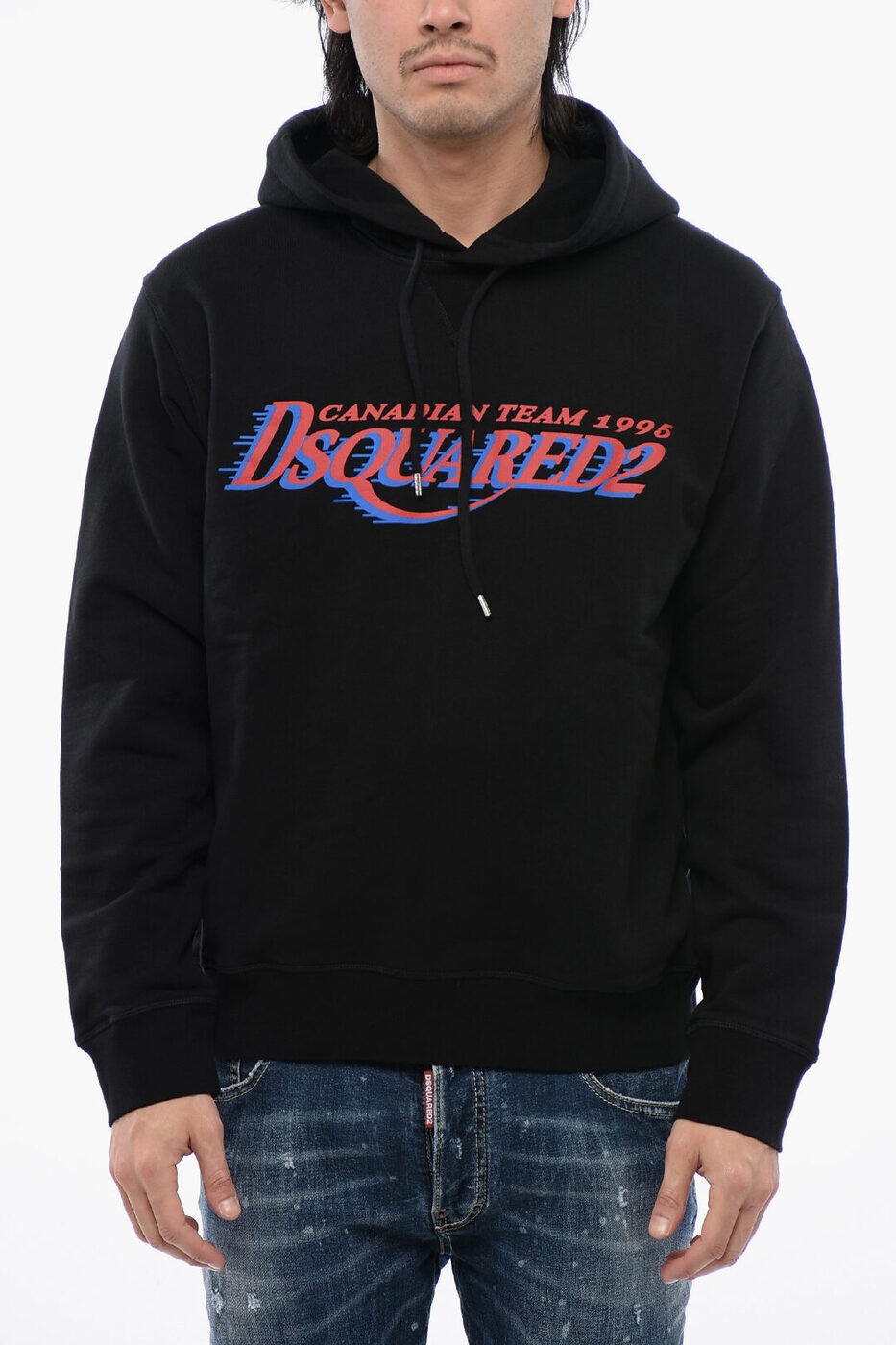 ディースクエアード DSQUARED2 クルーネックスウェットシャツ トレーナー メンズ ブラック Crew neck sweatshirts S74GU0782 D25004 900 関税 送料無料 ラッピング無料 2026SS dk