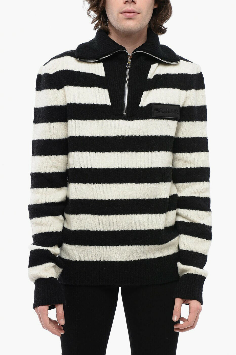 Хޥ BALMAIN ܥС㥱å 㥱å  ֥å Bomber jackets YH1KF020KC55 EFX  ̵ ...