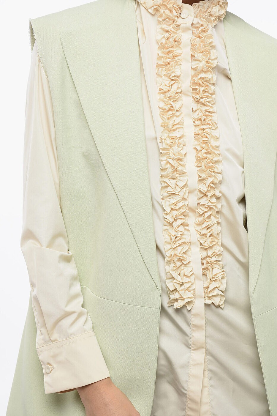 ���륵����� JIL SANDER �������ȥ����� �٥��� ��ǥ����� ���꡼�� Waistcoats J03BN0110 J65023 333 ���� ����̵�� ��åԥ�̵�� 2026SS dk