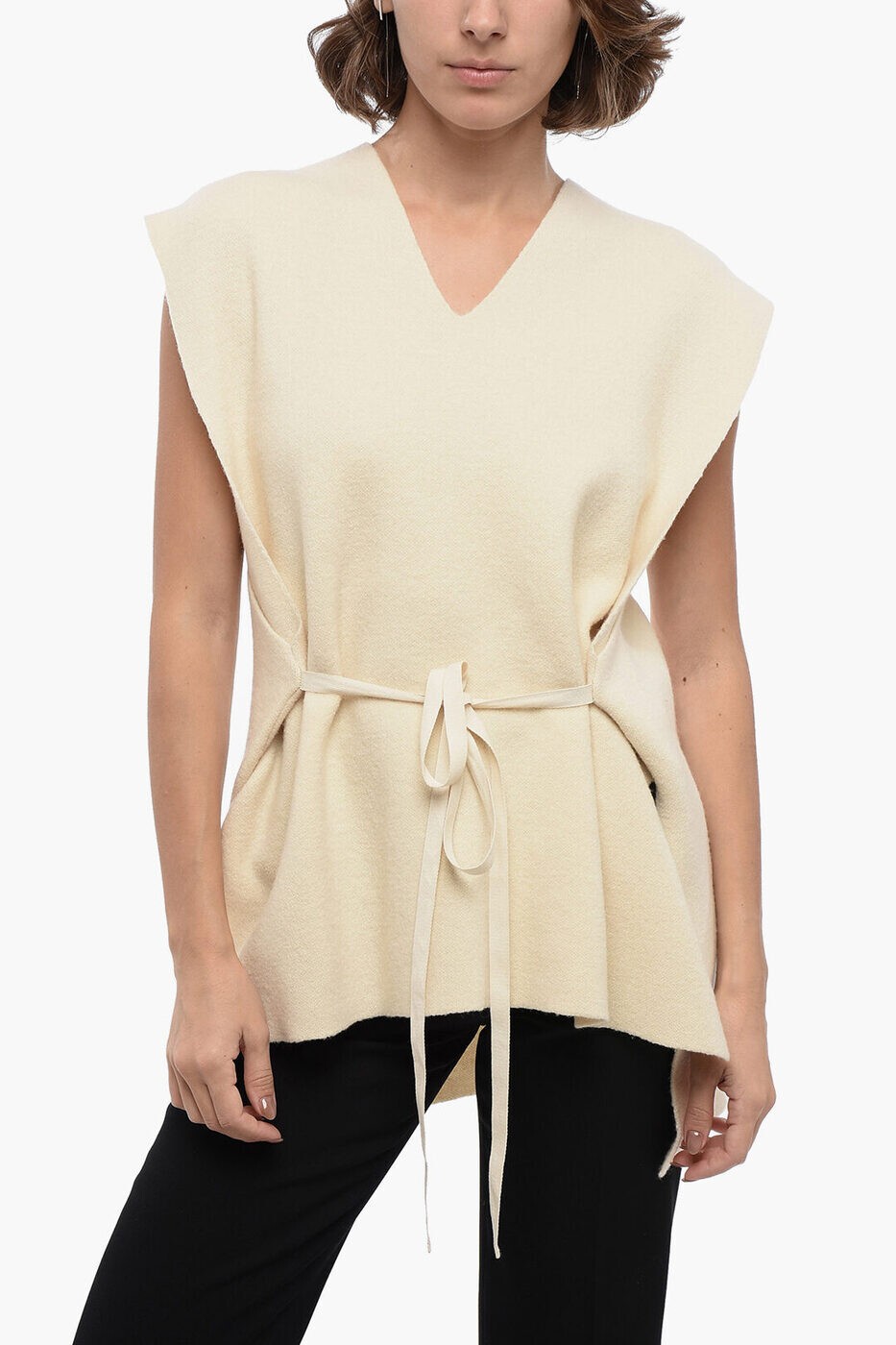 륵 JIL SANDER ȥ ٥ ǥ ۥ磻 Waistcoats J01NC0107 J14602 109  ̵...